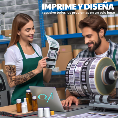 Etiquetas Genericas con Stamping para Ribbon